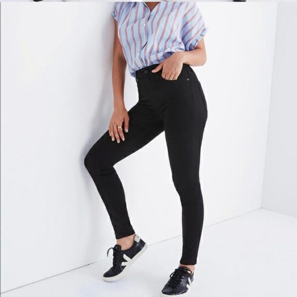 Madewell Denim - NWOT Madewell Black Curvy High-Rise Skinny Jeans Size 30T
